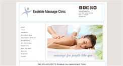 Desktop Screenshot of eastsidemassageclinic.com